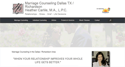Desktop Screenshot of heathercarlile.com